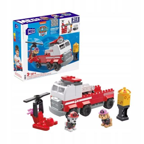  Mega Bloks Paw Patrol többcélú Marshall Fire Truck víztorony