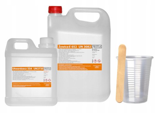 EPOXY GYANTA, TISZTA E652, ÖNTÖDE 4,5KG+