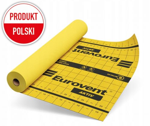 Eurovent párazáró fólia 50 x 1,5 x 0,5 mm 90 g/m²