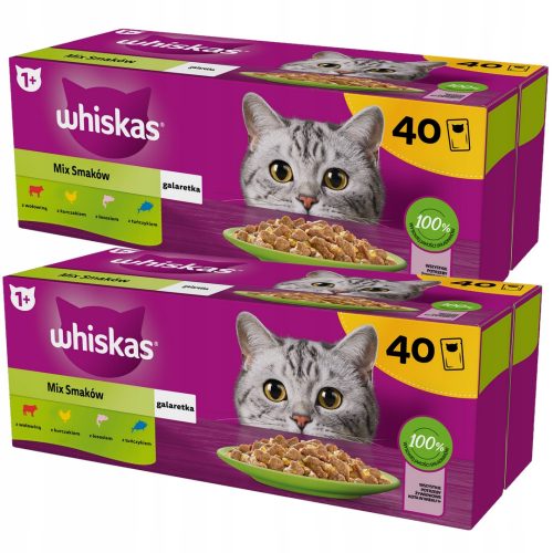 Konzerv macskáknak - WHISKAS Macskaeledel Hal és hagyományos ízek 80x85g