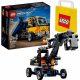  LEGO Technic Lego kockák 2 az 1-ben billencs teherautó teleszkópos kotró kerekeken kamion kiper 451476 + LEGO papírzacskó 6315786 sárga 24x8x18 cm