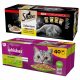 Konzerv macskáknak - SHEBA Selection 40x85g + Whiskas ízek keveréke 40x85g