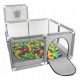 Baby Playpen 126 x126 száraz úszómedence +100 golyó