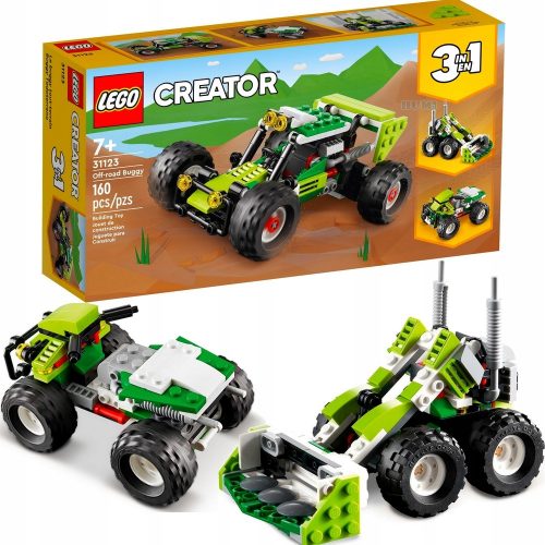 LEGO Creator 3 w 1 - LEGO 31123 Creator Car Quad 3in1 kotrógép