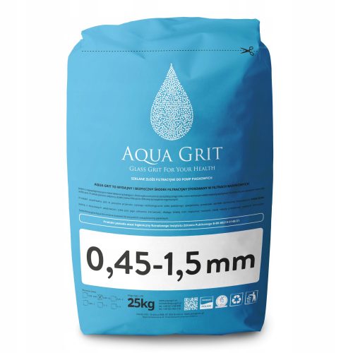 Medence - Szűrőüveg - Aqua Grit Fold 0,4-1,5 mm