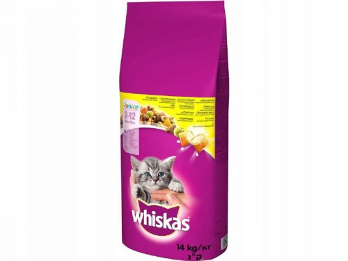 Granulátum macskáknak - Kota Kota Whiskas junior csirke 14 kg