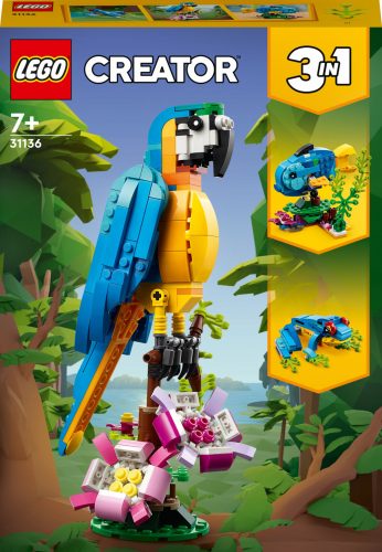 LEGO Creator 3 w 1 - Lego alkotó egzotikus papagáj 31136