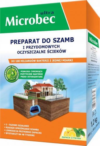  Szeptikus tartály előkészítő por Bros 0 l 1,2 kg + DABSTER.PL ELdobható HDPE KESZTYŰ 2 db