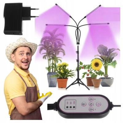 Lámpa növények termesztéséhez - GROW állólámpa növekvő növényekhez GROWTH LAMP PLANT GROWING LIGHTING LED 34 W