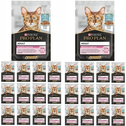 Konzerv macskáknak - Purina Pro Plan Cat finom halak 26x85g