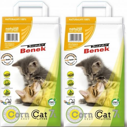 Alom macskáknak - Super Benek Corn Cat Corn 2 x 7L