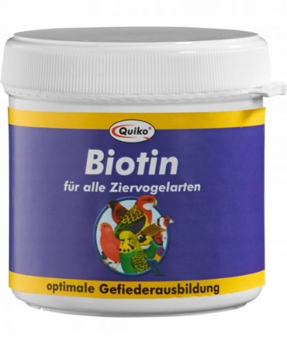 Vitaminok papagájok - Quiko biotin madár tollhoz 150 g