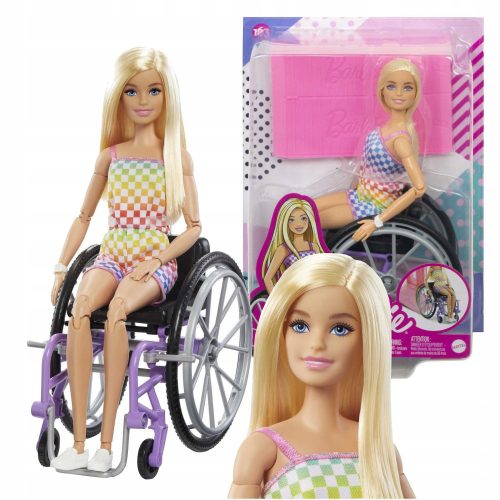 Barbie baba - Mattel Barbie Fashionistas a HJT13 kerekes székben