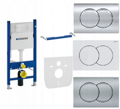 Rejtett WC-modulok és keretek - Geberit Flush -szerelt keret Doofix Basic Gomb