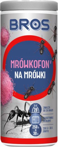  Bros hangyaellenes púder 0,28 kg 280 ml + DABSTER.PL ELdobható HDPE KESZTYŰ 2 db