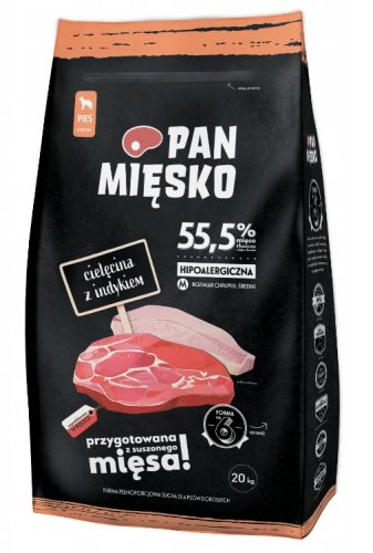  Serpenyős borjúhús pulykával M 20kg ropogós XS