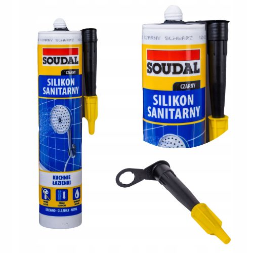 Soudal szilikon fekete 280 ml