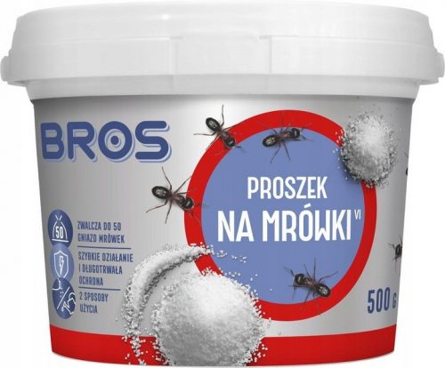  Bros hangyaellenes púder 0,5 kg + DABSTER.PL ELdobható HDPE KESZTYŰ 2 db