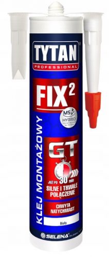 Tytan Professional Fix2 GT szerelési ragasztó 290 ml fehér