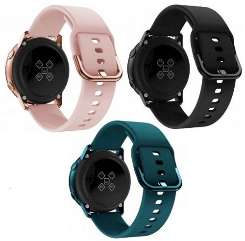  3x UNIVERZÁLIS SZILIKON SZÍJ SMARTWATCH 20mm-hez