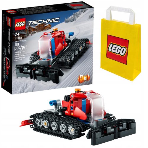  LEGO Technic Ratrak 42148 + LEGO papírzacskó 6315786 sárga 24x8x18 cm