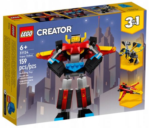 LEGO Creator 3 w 1 - LEGO Creator 31124 Super Robot 3in1 Transformers 6+