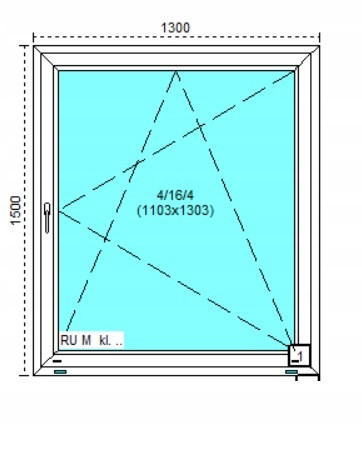 Ablak - Olcsó PVC ablakok fehér 130x150