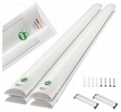 4x LED Felületi lámpa 150 cm LED Fixture 50W Panel