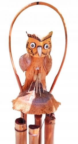  Bambusz gong harangok OWL 30 CM / 110 CM