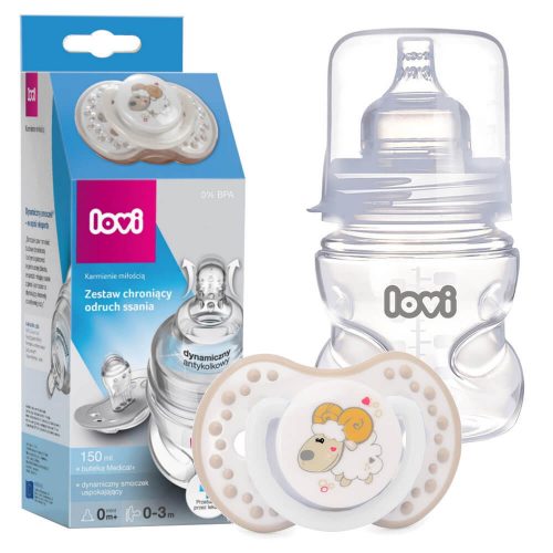 Bébiüveg - A SZÍVÁS REFLEX LOVI 150 ML NEM ZAVARÓ PALACK