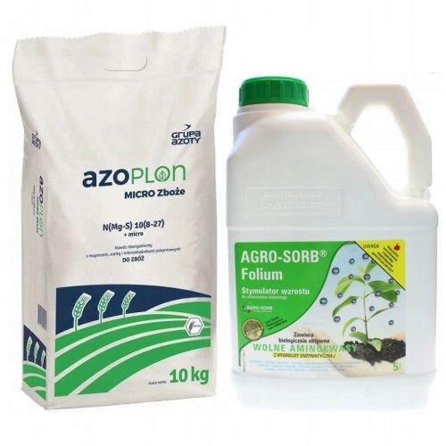 AZOPLON MICRO GABONA 10KG + AGRO-SORB FOLIUM 5L