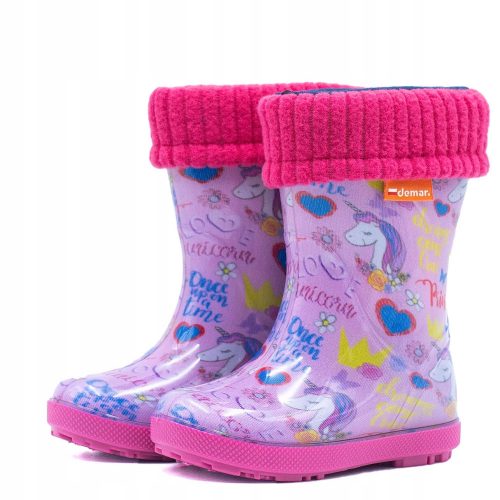 Gyermek gumicsizma - Szigetelt Galoshes of Children's Pink Unicorn