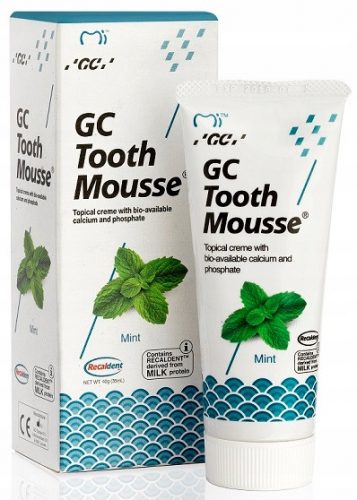 Fogkrém gyerekeknek - GC Tooth Mousse menta paszta fluor nélkül 35 ml