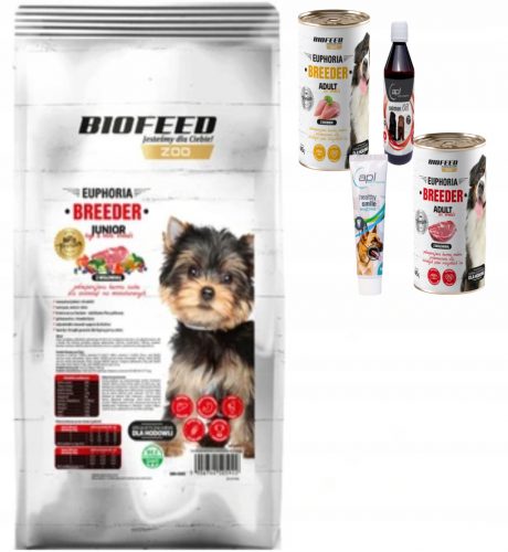 Száraz kutyaeledel - BIOFEED JUNIOR Toys&Mini BEEF 2kg APL