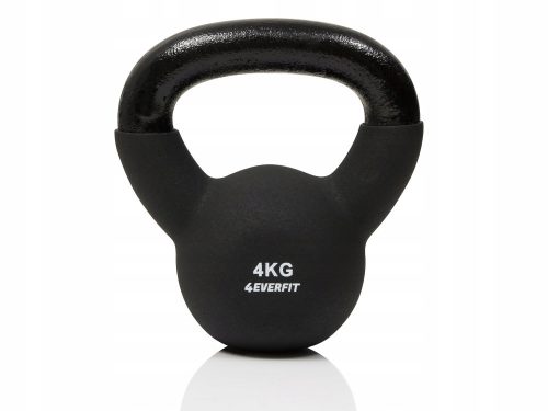 Kettlebell - 4EVERFIT Kettlebell 4kg öntöttvas súlyzó