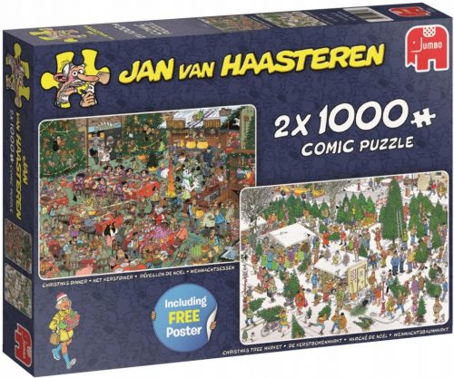  Puzzle 2 x 1000 darab JAN VAN HAASTEREN Karácsony p