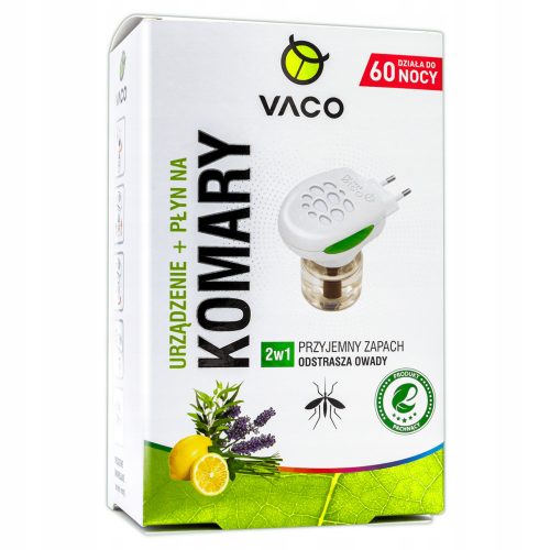  VACO ECO Elektro + folyadék szúnyogok, szúnyogok és szúnyogok ellen (Citronella, 60 éjszaka) - 45 ml