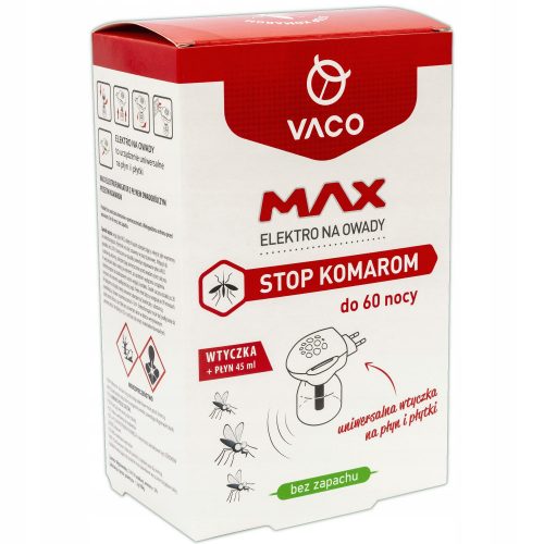  VACO Elektro MAX + szúnyogriasztó (60 éjszaka) - 45 ml