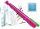  HOHNER SOprano Recorder 9508 HOT PINK - DARK PINK