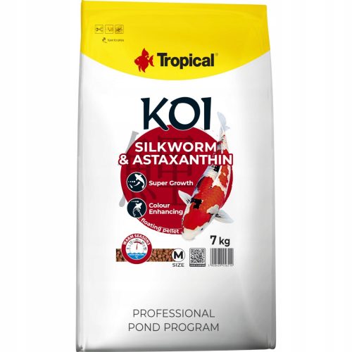  Haleledel Tropical Koi Silkworm & Astaxanthin M 7kg