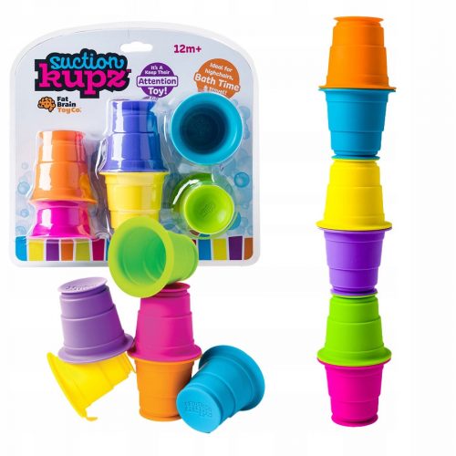 Babafogó - Fat Brain Toys csészék szívószívó csészék vásárolnak 6 db -t