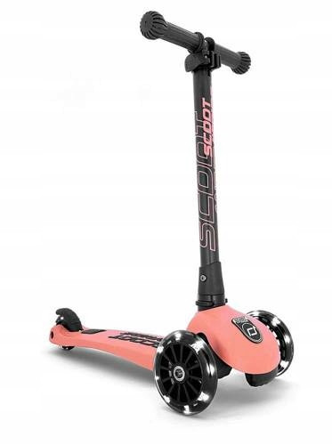 Gyermek robogó - Scootandride Highwaykick 3 LED Scooter Rose 3+