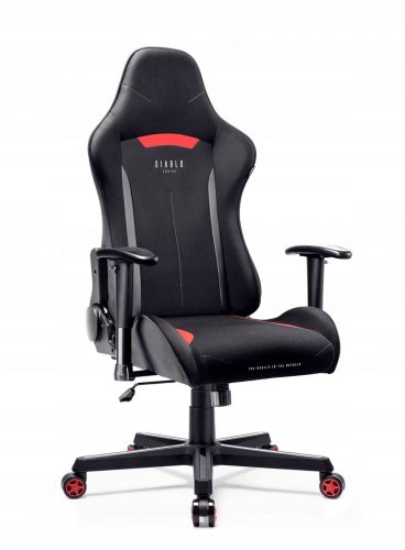  Diablo Chairs X-ST4RTER játékszék Fekete, fekete és piros szövet