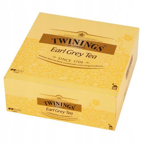 TWININGS BLACK TEA EARL GREY TEA 100 ZAKÁS