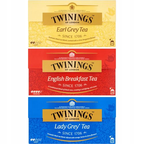 Twinings MIX fekete teás készlet 3x25 tasakos