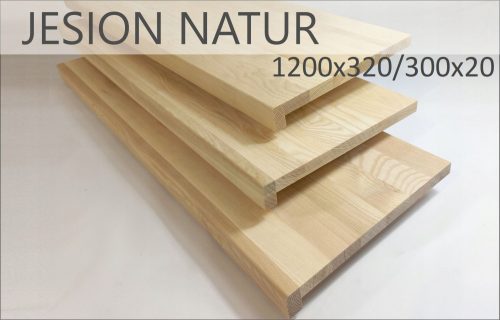 Belső lépcsők - Jesion Natur overlays 1200x320x20/40 fokozatú