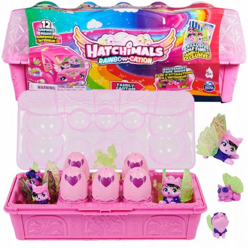  Spin Master Hatchimals Rainbow-Cation Wolf családi figurakészlet