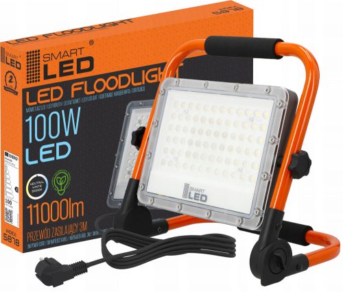 LED halogén 3m 100 W hordozható fényszóró