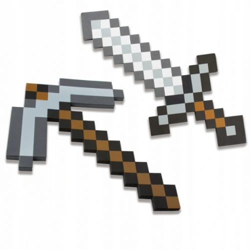  MINECRAFT VASKARD + CSATLAKOZÓ FIGURAJÁTÉK