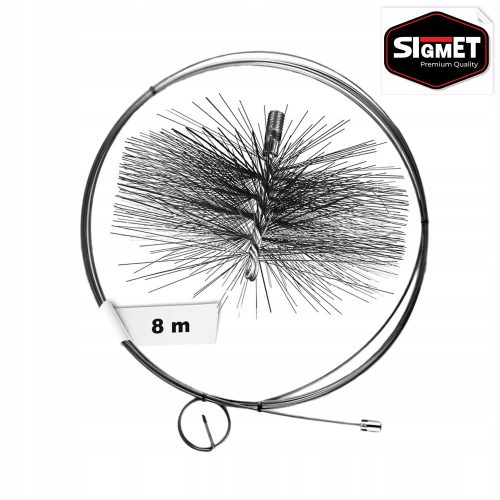 Kéményrendszer, tartozékok - Kéménytisztító készlet a vezeték aljától 8 m -re
